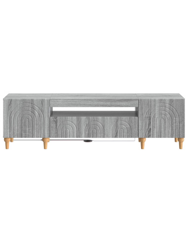 Mobile TV LED Sonoma grigio Legno ingegnerizzato