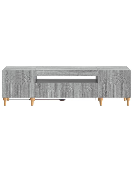 Mobile TV LED Sonoma grigio Legno ingegnerizzato