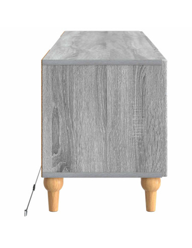 Mobile TV LED Sonoma grigio Legno ingegnerizzato