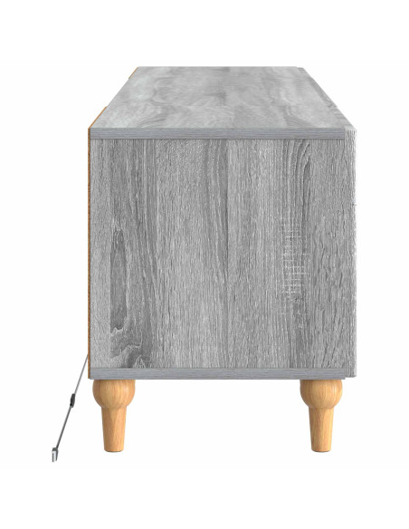 Mobile TV LED Sonoma grigio Legno ingegnerizzato