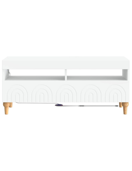 Mobile TV LED Bianco Legno ingegnerizzato