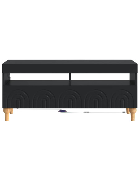 Mobile TV LED Nero Legno ingegnerizzato
