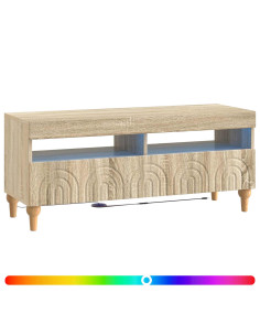 Mobile TV LED Rovere Sonoma Legno ingegnerizzato 2