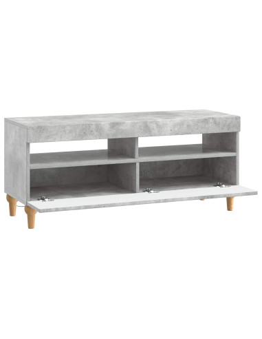 Mobile TV LED Grigio Cemento Legno ingegnerizzato