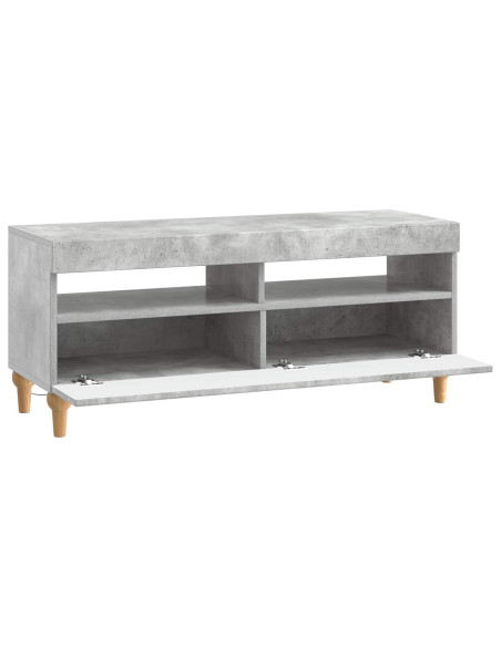 Mobile TV LED Grigio Cemento Legno ingegnerizzato