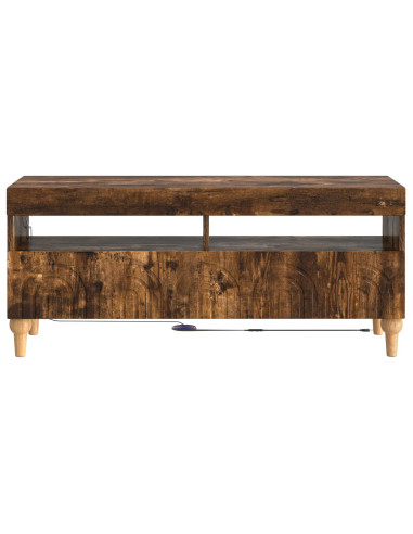 Mobile TV LED Rovere Fumo Legno ingegnerizzato