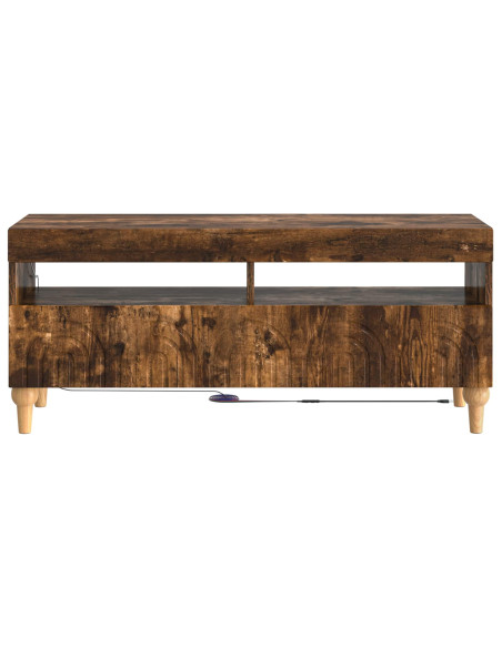 Mobile TV LED Rovere Fumo Legno ingegnerizzato
