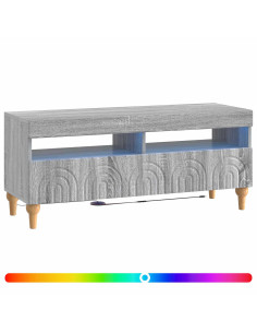Mobile TV LED Sonoma grigio Legno ingegnerizzato 2