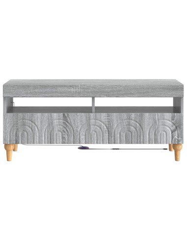Mobile TV LED Sonoma grigio Legno ingegnerizzato