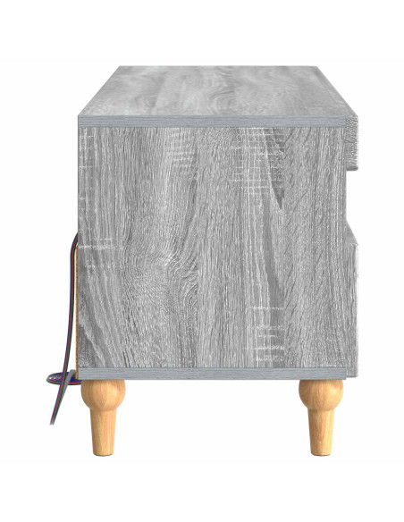 Mobile TV LED Sonoma grigio Legno ingegnerizzato