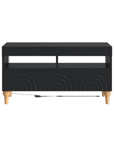 Mobile TV LED Nero Legno ingegnerizzato