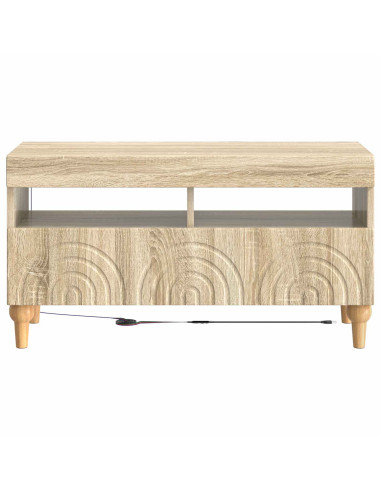Mobile TV LED Rovere Sonoma Legno ingegnerizzato