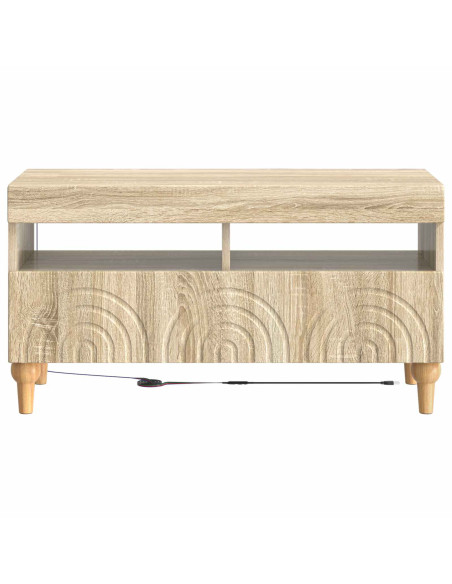 Mobile TV LED Rovere Sonoma Legno ingegnerizzato