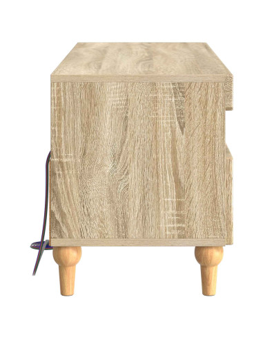 Mobile TV LED Rovere Sonoma Legno ingegnerizzato