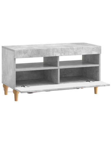 Mobile TV LED Grigio Cemento Legno ingegnerizzato