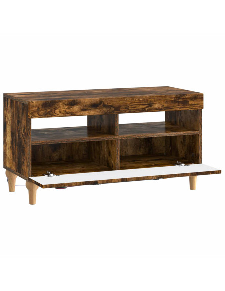 Mobile TV LED Rovere Fumo Legno ingegnerizzato