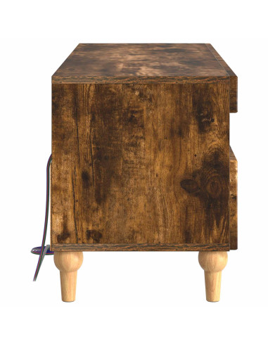 Mobile TV LED Rovere Fumo Legno ingegnerizzato