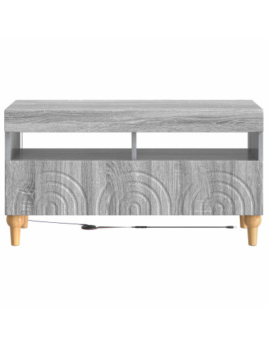 Mobile TV LED Sonoma grigio Legno ingegnerizzato