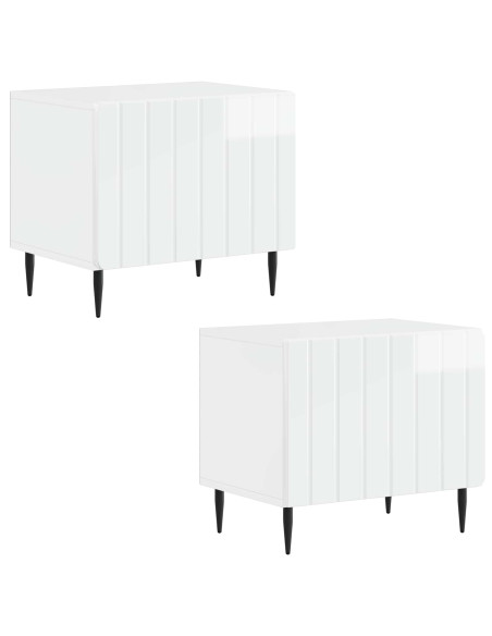 Mobile TV Bianco Lucido Legno ingegnerizzato