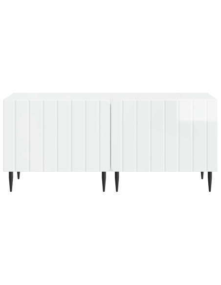 Mobile TV Bianco Lucido Legno ingegnerizzato
