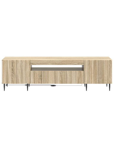 Mobile TV LED Rovere Sonoma Legno ingegnerizzato