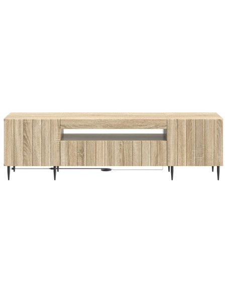 Mobile TV LED Rovere Sonoma Legno ingegnerizzato