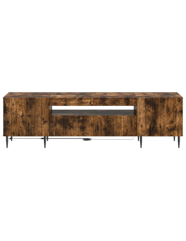 Mobile TV LED Rovere Fumo Legno ingegnerizzato