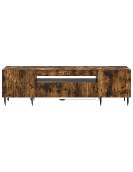 Mobile TV LED Rovere Fumo Legno ingegnerizzato