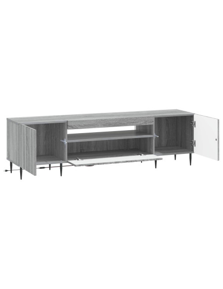 Mobile TV LED Sonoma grigio Legno ingegnerizzato