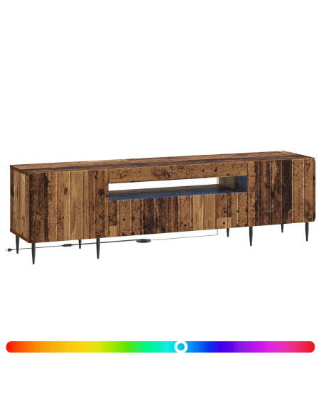 Mobile TV LED Legno antico Legno ingegnerizzato