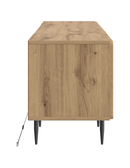 Mobile TV LED Rovere Artigianale Legno ingegnerizzato