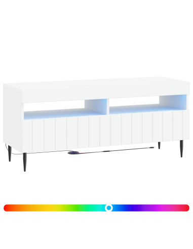 Mobile TV LED Bianco Legno ingegnerizzato