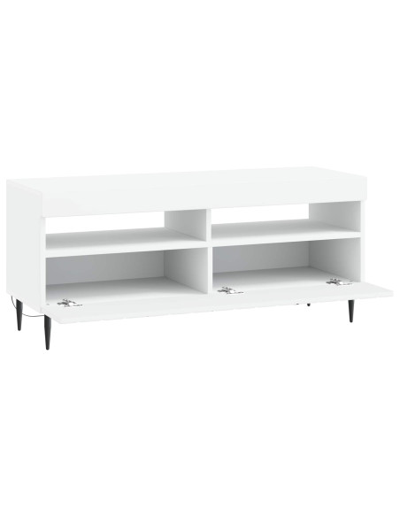 Mobile TV LED Bianco Legno ingegnerizzato