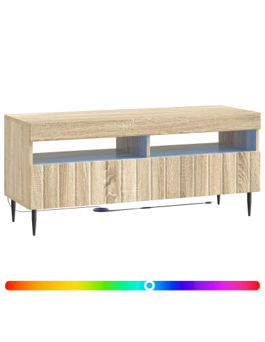 Mobile TV LED Rovere Sonoma Legno ingegnerizzato