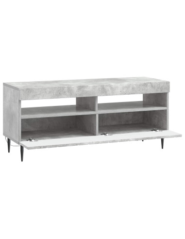 Mobile TV LED Grigio Cemento Legno ingegnerizzato
