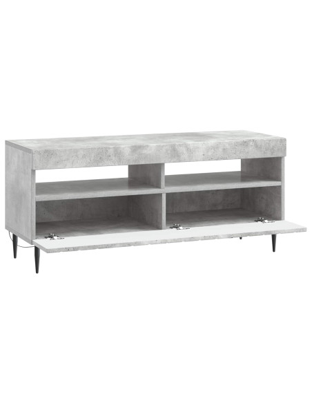 Mobile TV LED Grigio Cemento Legno ingegnerizzato