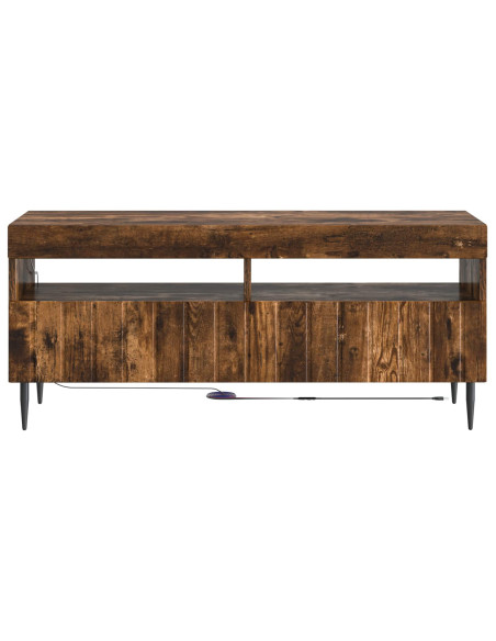 Mobile TV LED Rovere Fumo Legno ingegnerizzato