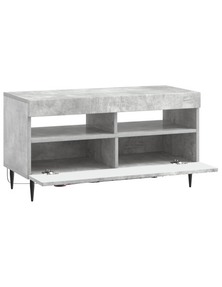 Mobile TV LED Grigio Cemento Legno ingegnerizzato