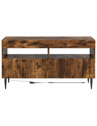Mobile TV LED Rovere Fumo Legno ingegnerizzato