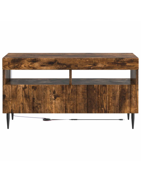 Mobile TV LED Rovere Fumo Legno ingegnerizzato