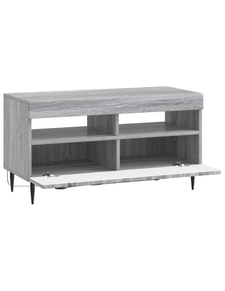 Mobile TV LED Sonoma grigio Legno ingegnerizzato