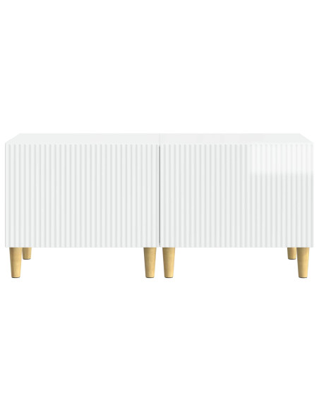 Mobile TV Bianco Lucido Legno ingegnerizzato