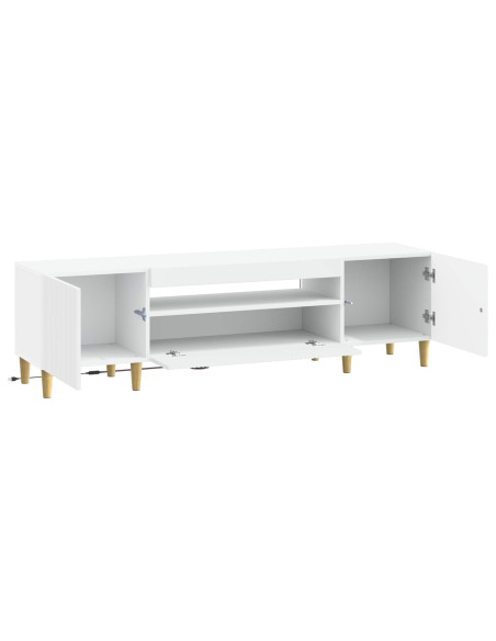 Mobile TV LED Bianco Legno ingegnerizzato