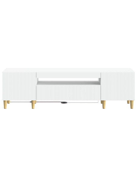 Mobile TV LED Bianco Legno ingegnerizzato
