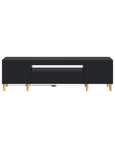 Mobile TV LED Nero Legno ingegnerizzato