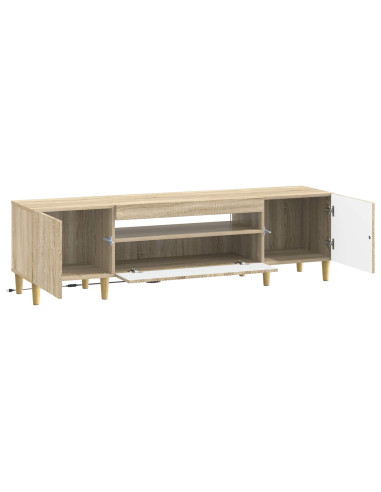 Mobile TV LED Rovere Sonoma Legno ingegnerizzato
