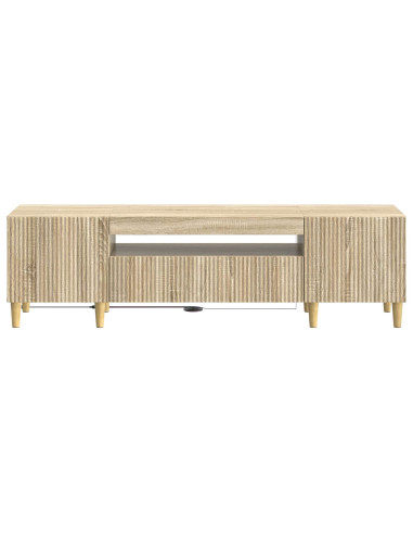 Mobile TV LED Rovere Sonoma Legno ingegnerizzato