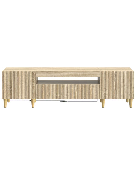 Mobile TV LED Rovere Sonoma Legno ingegnerizzato