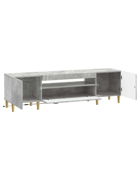Mobile TV LED Grigio Cemento Legno ingegnerizzato