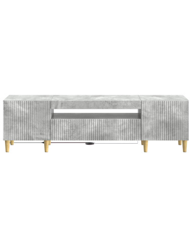 Mobile TV LED Grigio Cemento Legno ingegnerizzato